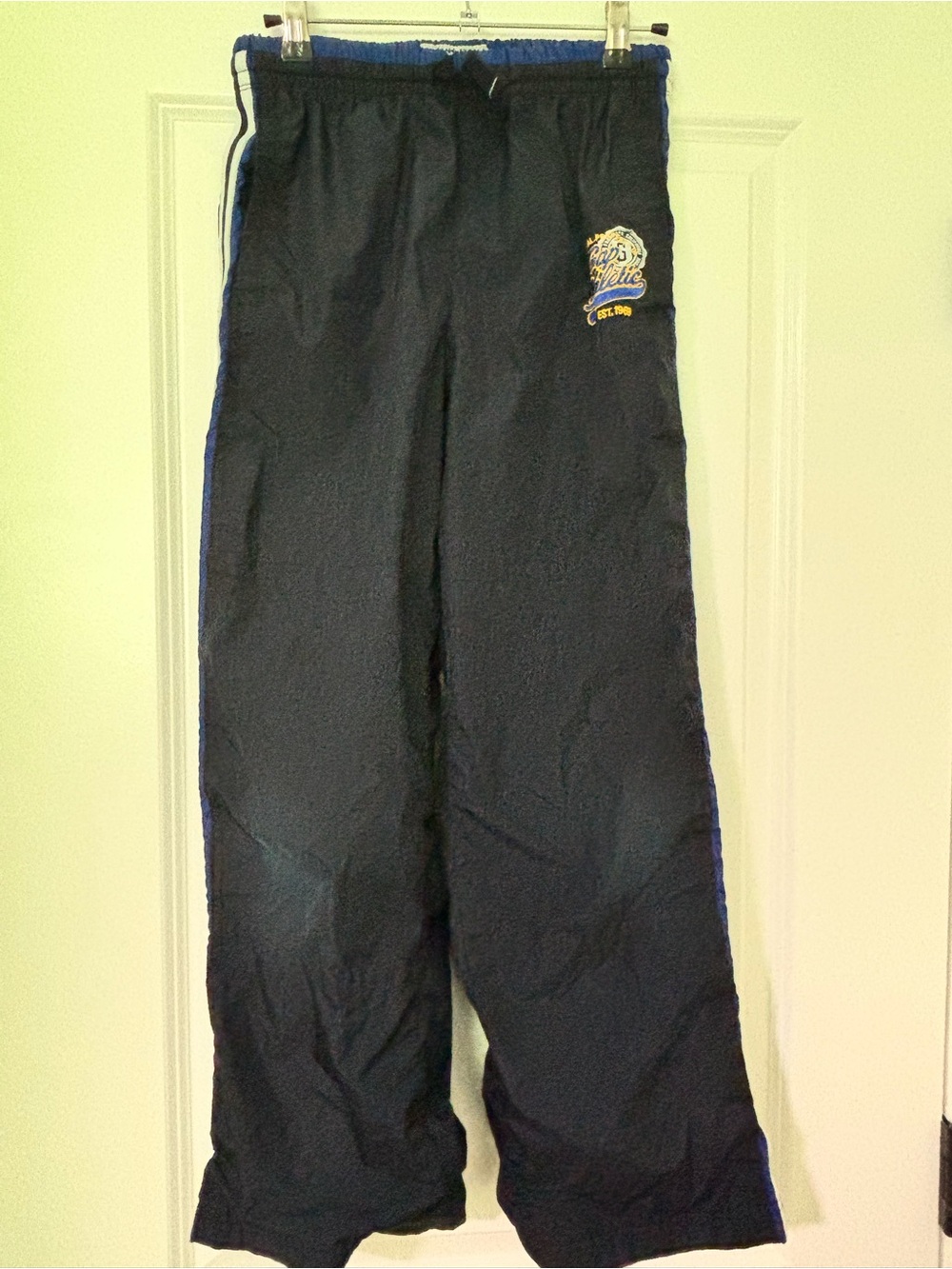 GAP Navy Sweatpants with Blue Side Stripe